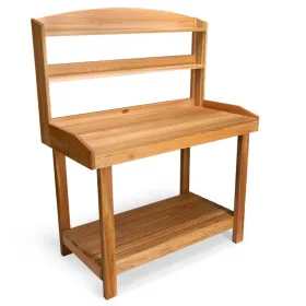 48" Deluxe Potting Bench - Outdoor Garden Table & Plant Bench - Garden Potting Table