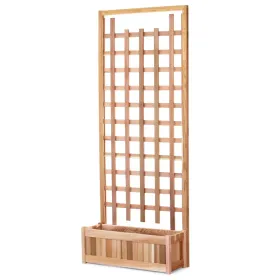 2pc.Planter Box With Trellis Privacy Screen