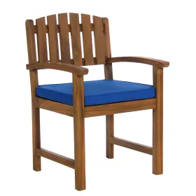 5pc.Ext. Dining Set w/ Blue Cushions