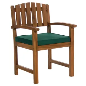 5pc. Ext. Dining Set w/ Green Cushions