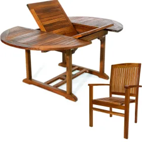 5pc. Oval Dining Chair Set