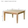 BRIANNA 32" SQUARE COFFEE TABLE