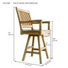 RIALTO SWIVEL BAR ARMCHAIR