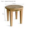 BRIANNA 20" ROUND SIDE TABLE