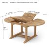 Bahama Oval Extension Table