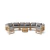 Circular Modular Deep Seating Set