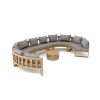 Circular Modular Deep Seating Set
