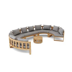 Circular Modular Deep Seating Set (Option: SET-812)