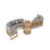 Circular Modular Deep Seating Set
