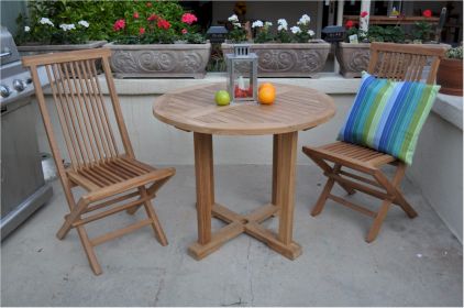 Montage 3-Pieces Dining Set (Option: Bristol)