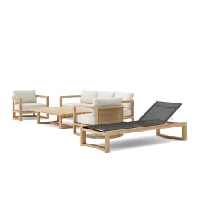 Junus Deep Seating Set (Option: SET-222 5-pc)