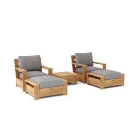 Madera Deep Seating (Option: SET-524 5-pc)